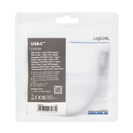 LogiLink KAB Adapter USB-C> USB-A ST-BU 0.15m Dark Grey  | CU0106