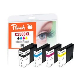 Peach Combi-Pack C2500XL - 4-pack - black, yellow, cy | PI100-283