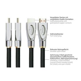 PYTHON GC-M0254 - 2 m - HDMI Type A (Standard) - HDMI Type A (Sta