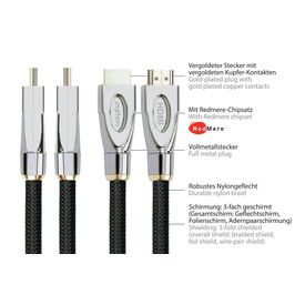 PYTHON - HDMI with Ethernet cable - HDMI (M) to HDMI ( | GC-M0021