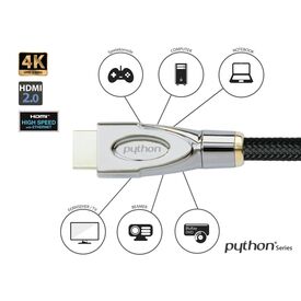 PYTHON - HDMI with Ethernet cable - HDMI (M) to HDMI ( | GC-M0021