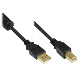 Good Connections GC-M0082 - 3 m - USB A - USB B - USB 2.0 - Male/