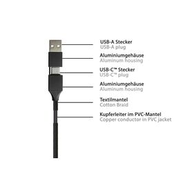 PYTHON 1.00m USB-C Datenkabel PD USB C Stecker auf i | PY-USB002S