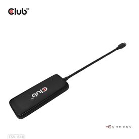 Club 3D USB-Hub Typ C> 4x USB 10Gbps+ 100W PD St/Bu re | CSV-1548
