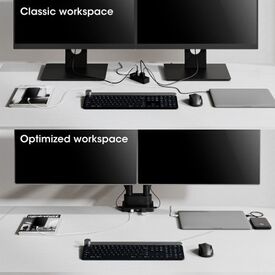 Manhattan TV &amp Monitor Mount with built-in Dock/Hub,  | 461887