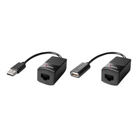 LINDY Extender Basic - USB extender - USB, CATx - over CA | 43365