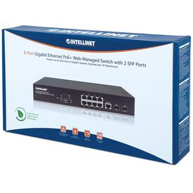 Intellinet 8-Port Gigabit Ethernet PoE+ Web-Managed Swit | 561167