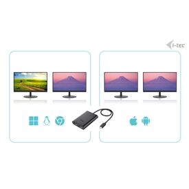 i-Tec - Docking station - USB-C / USB4 / Thunderb | C31DUAL4K60DP