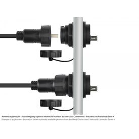 Good Connections IC04-U304 - USB A - Black - Female - Straight -