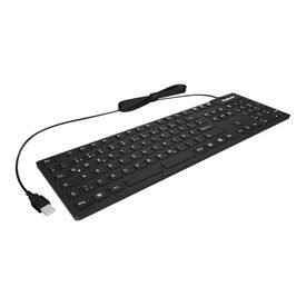 KeySonic KSK-8030 IN - Keyboard - USB - German - black | 28035