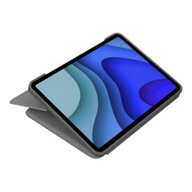 Logitech Folio Touch - Keyboard and folio case - wit | 920-009958