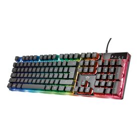Trust GXT 835 Azor - Keyboard - backlit - USB - QWERTZ -  | 23821