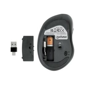 Manhattan Ergonomic Wireless Mouse, Right Handed, Adjust | 190237
