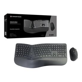 Conceptronic ORAZIO02ES ERGO - Keyboard and mouse set - wireless
