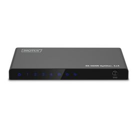 DIGITUS HDMI Splitter 1x4 4K/60Hz HDCP 2.3 EDID Contro | DS-55337