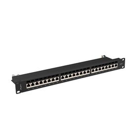 Lanberg PPS7-1024-B - Cat7 - F/UTP (FTP) - Black - ABS - Metal -