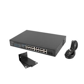 Lanberg RSFE-16P-2C-150 - Unmanaged - Gigabit Ethernet (10/100/10