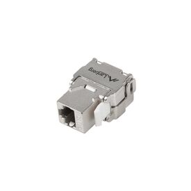 Lanberg KSF6-2000 - Flat - Stainless steel - RJ-45 - LSA - Female
