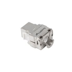 Lanberg KSF6-2000 - Flat - Stainless steel - RJ-45 - LSA - Female