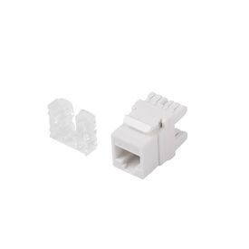 Lanberg KSU6-1000 - Flat - White - RJ-45 - LSA - Male - Female -