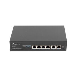 Lanberg RSFE-4P-2FE-60 - Unmanaged - Fast Ethernet (10/100) - Pow