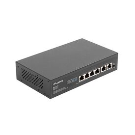 Lanberg RSFE-4P-2FE-60 - Unmanaged - Fast Ethernet (10/100) - Pow
