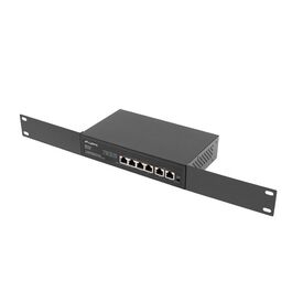 Lanberg RSFE-4P-2FE-60 - Unmanaged - Fast Ethernet (10/100) - Pow