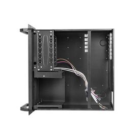 Lanberg SC01-4504-08B - Rack (4U) - Black - 2 fan(s) - HDD - HDD