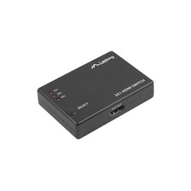 Lanberg SWV-HDMI-0003 - HDMI - 2.0b - Black - Acrylonitrile butad