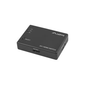 Lanberg SWV-HDMI-0003 - HDMI - 2.0b - Black - Acrylonitrile butad