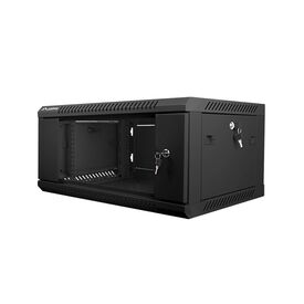 Lanberg WF01-6404-10B - 4U - Wall mounted rack - 60 kg - Black -
