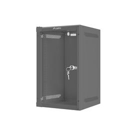 Lanberg WF10-2309-10B - Wall mounted rack - 9U - 20 kg - Key lock