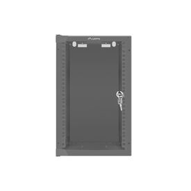 Lanberg WF10-2309-10B - Wall mounted rack - 9U - 20 kg - Key lock