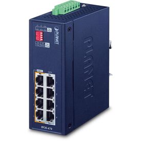 Planet Industrial 4-Port GE 802.3bt PoE++ Injector | IPOE-470-12V