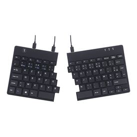 R-Go Split Ergonomic Keyboard, AZERTY(FR), black,  | RGOSP-FRWIBL