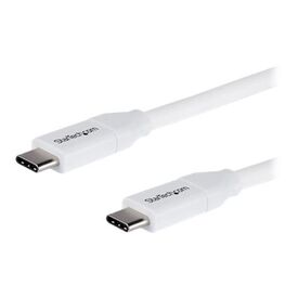 StarTech.com USB C to USB C Cable - 6 ft / 2m - 5A P | USB2C5C2MW