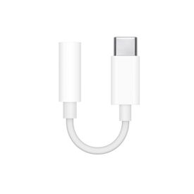Apple - USB-C to headphone jack adapter - 24 pin USB- | MW2Q3ZM/A