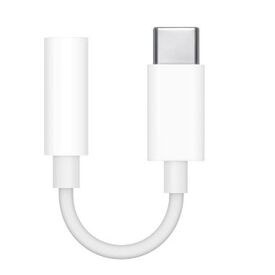 Apple - USB-C to headphone jack adapter - 24 pin USB- | MW2Q3ZM/A