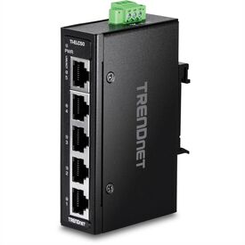 TRENDnet 5-PORT INDUSTRIAL FAST ETHERNET - DIN-RAIL MI | TI-ELC50