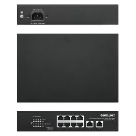 Intellinet 8-Port Gigabit PoE+ Switch 2 RJ45-Ports 120W  | 561402