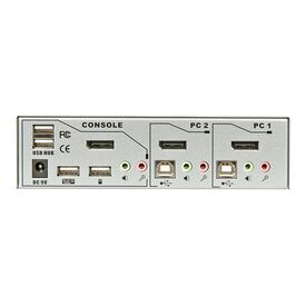Lindy KVM Switch Pro - KVM switch - 2 x KVM port(s) - 1 l | 39304