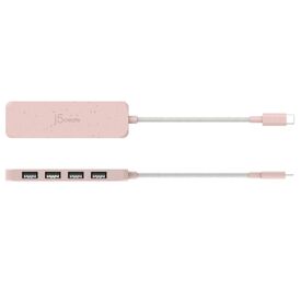 j5create JCH341ER - Hub - eco-friendly, USB-C - 4 x  | JCH341ER-N