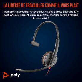 Poly Blackwire 3210 - Blackwire 3200 Series - headset - | 8X2J8A6