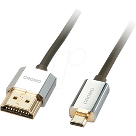 Lindy CROMO Slim High Speed HDMI to micro HDMI Cable with | 41680