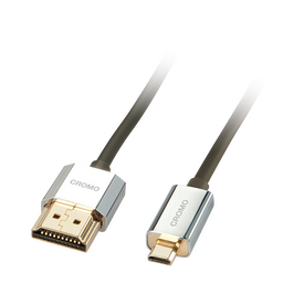 Lindy CROMO Slim High Speed HDMI to micro HDMI Cable with | 41680