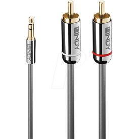 Lindy Cromo Line - Audio cable - mini-phone stereo 3.5 mm | 35333