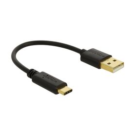 Delock - USB adapter - USB (M) to USB-C (M) - 3 A - 15 cm | 85354