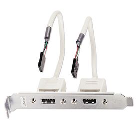 Lindy - USB panel - 5 pin USB 2.0 header (F) to USB (F) - | 33147