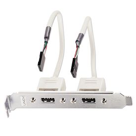 Lindy - USB panel - 5 pin USB 2.0 header (F) to USB (F) - | 33147