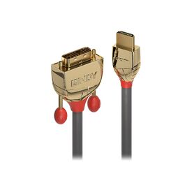 Lindy Gold Line - Video cable - HDMI (M) to DVI-D (M) - 1 | 36194
